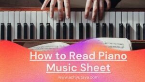 how to read piano music sheet