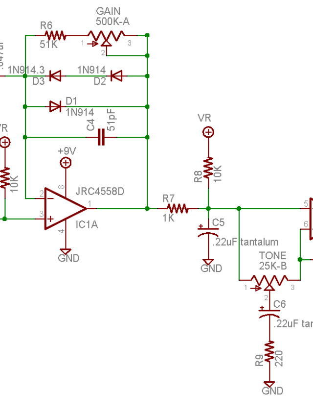 how to read pedal schematic