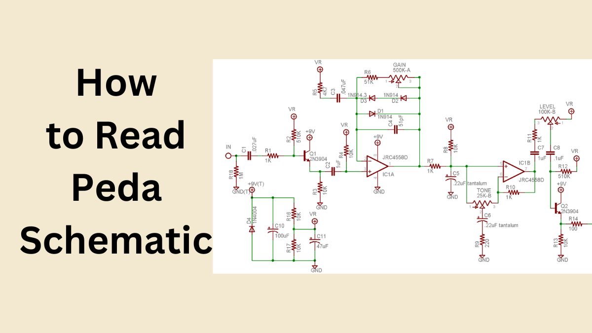 how to read pedal schematic