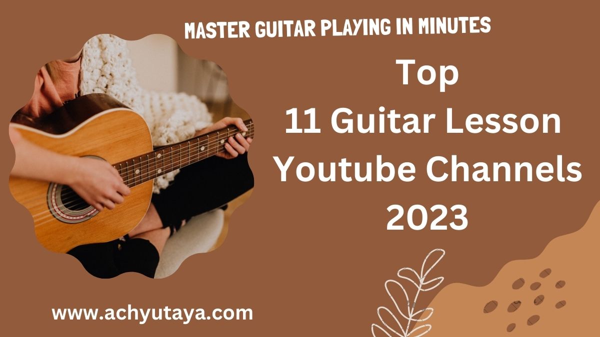 top guitar youtube channels