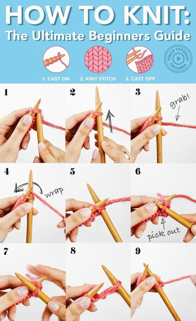 How to Knit for Beginners: Your Easy Step-by-Step Guide 1 How to Knit for Beginners: Your Easy Step-by-Step Guide