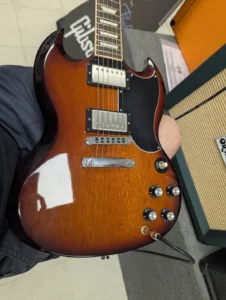 2014 Gibson SG Standard Fireburst electric guitar with hard case