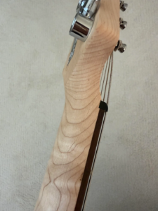 Cracked Yamaha Pacifica guitar neck after fall